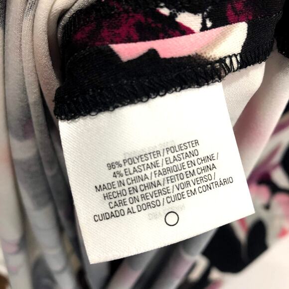 Tahari Floral V-Neck Lightweight Size Small Y2K Babydoll - Picture 5 of 6